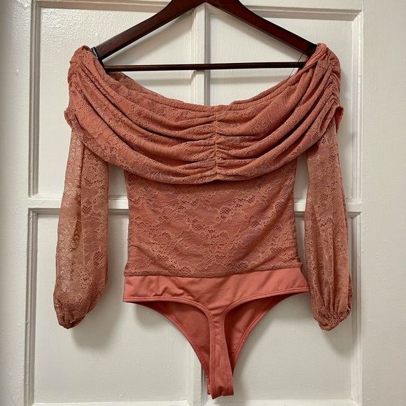 MAJORELLE Lovett Bodysuit in Blush - Picture 8 of 9